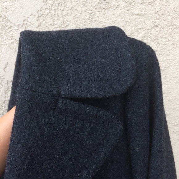 J.Crew Charcoal Double Breasted Pea Coat - Picture 5 of 6